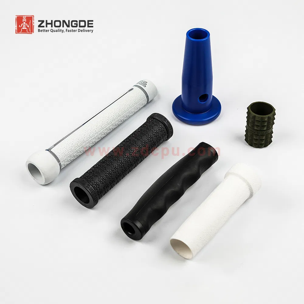 Compression Molding EPDM Rubber Handle Bar Grip for Motorcycle Bicycle