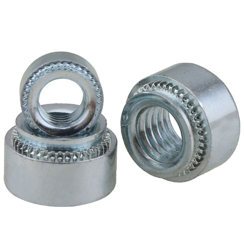 Carbon Steel Self-Clinching Rivet Nut Round Head Pressing Nutsert