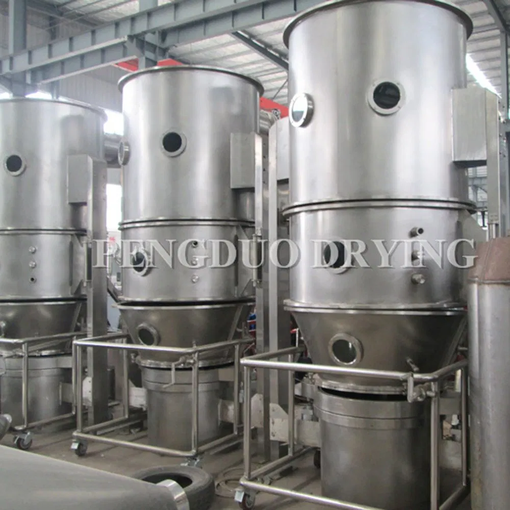 High Efficiency Fluid Bed Granulating Granulator Equipment Dryer Machine