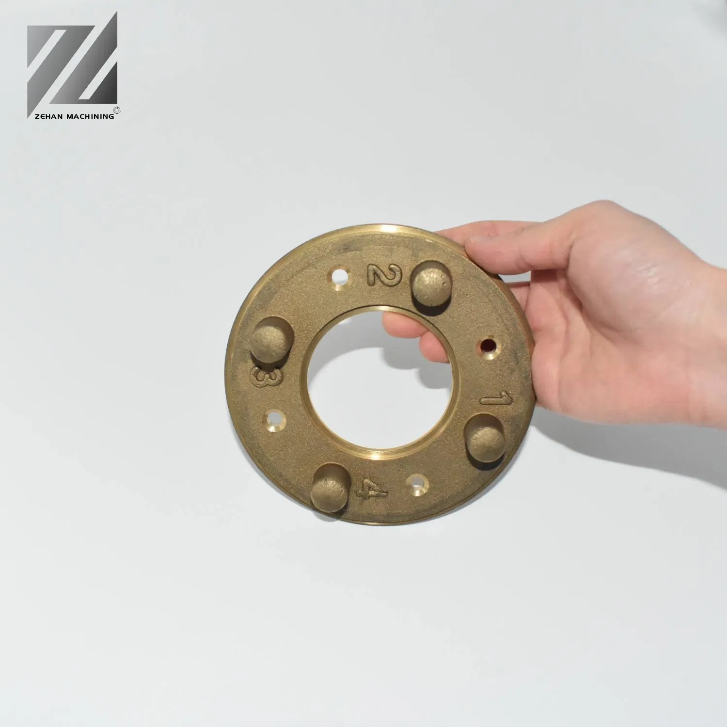 Customized Copper Brass Forging Flange Titanium Nut Flange