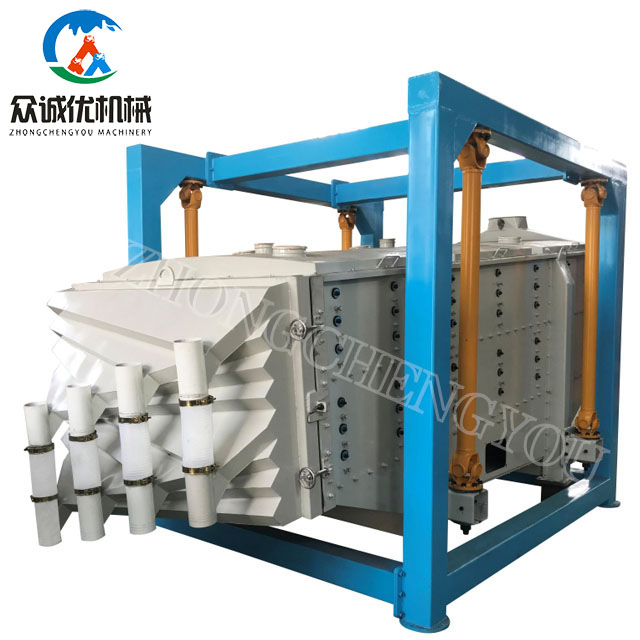 Gyratory Sifter Machine Tumbler Vibration Vibrating Sieve Separator Screen for Silica Quartz Sand, Food Powder, Particles