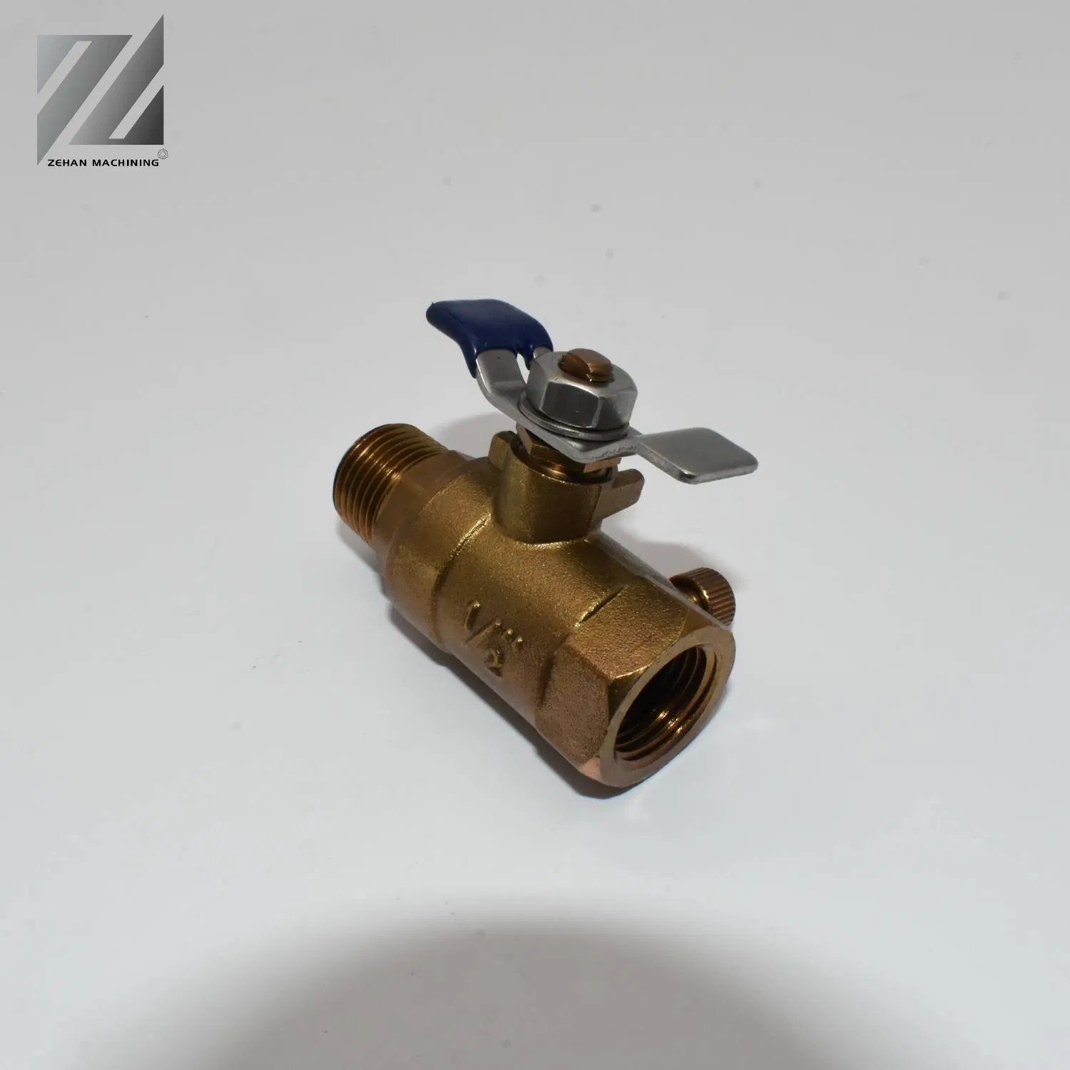 OEM Gas/Water Control Forge Shutoff Brass Ball Valve with Butterfly Handle