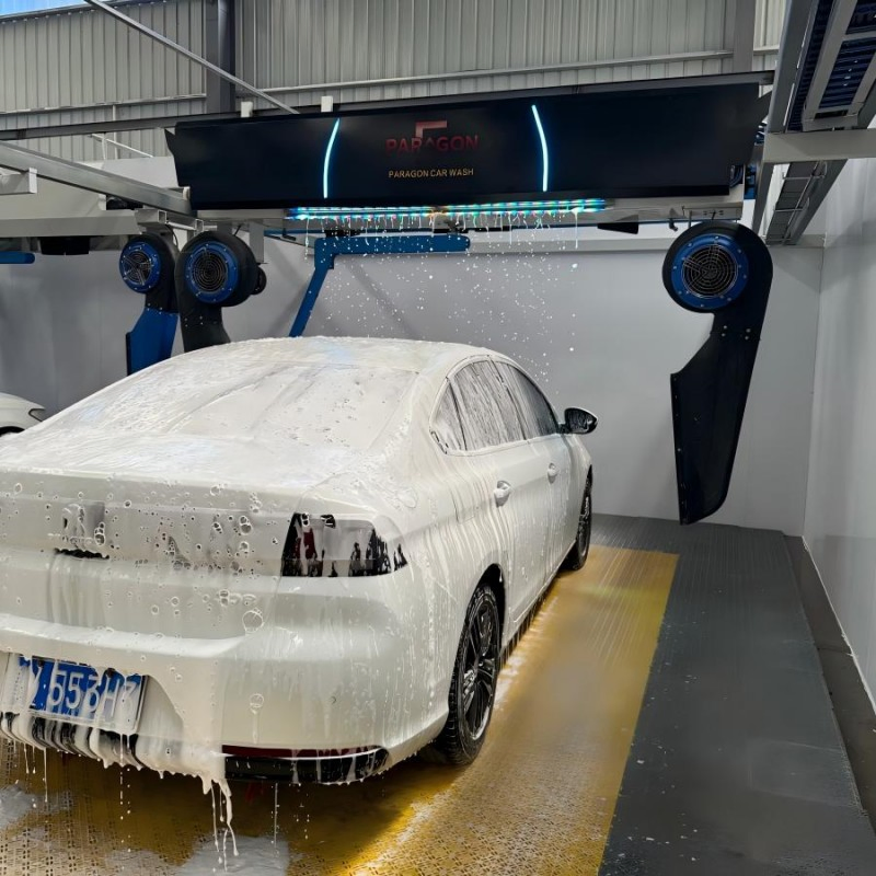 Cold-Resistant Touchless Automatic Car Wash Washing Machine with High-Pressure Pump Heated Water System for Russian Market