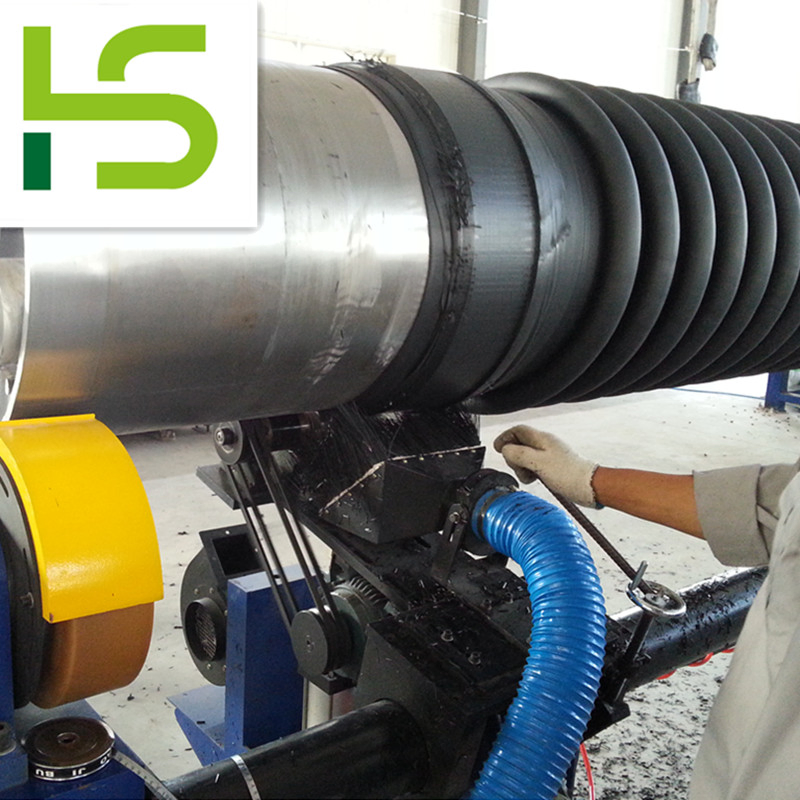 Plastic HDPE Krah Pipe Extrusion Line, Spiral Krah Extrusion Machine