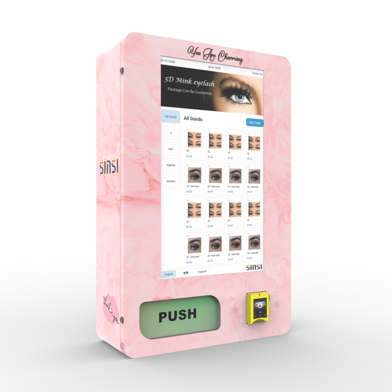 Self-Service Digital 32 Inch Wall-Mounted Vending Machine with Credit Card Payment