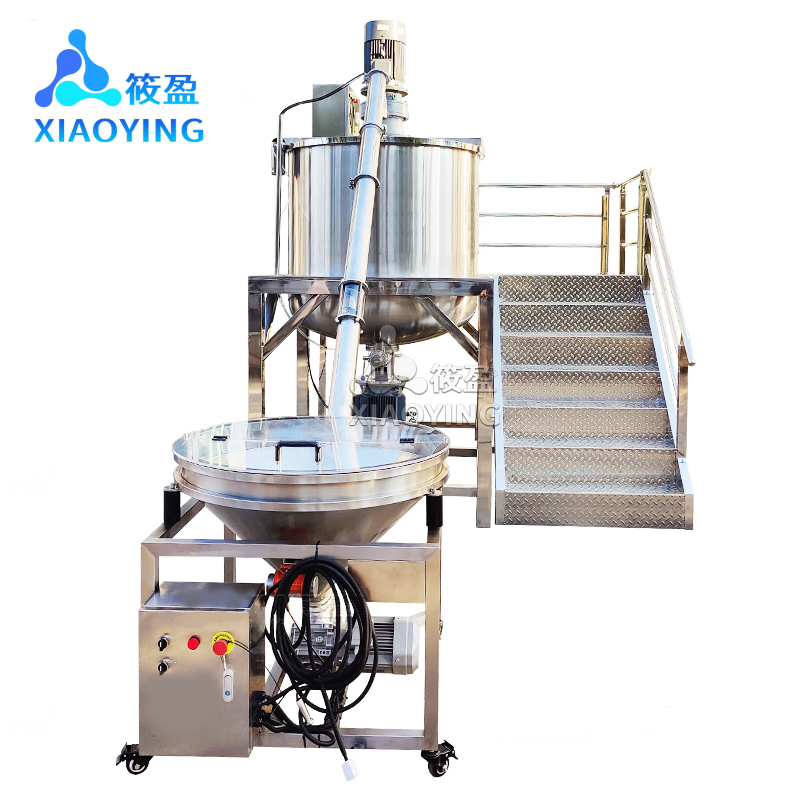 1000L Glue Hand Sanitizer Shower Gel Shampoo Hair Color Cream Heating Homogenizing Mixer Machine