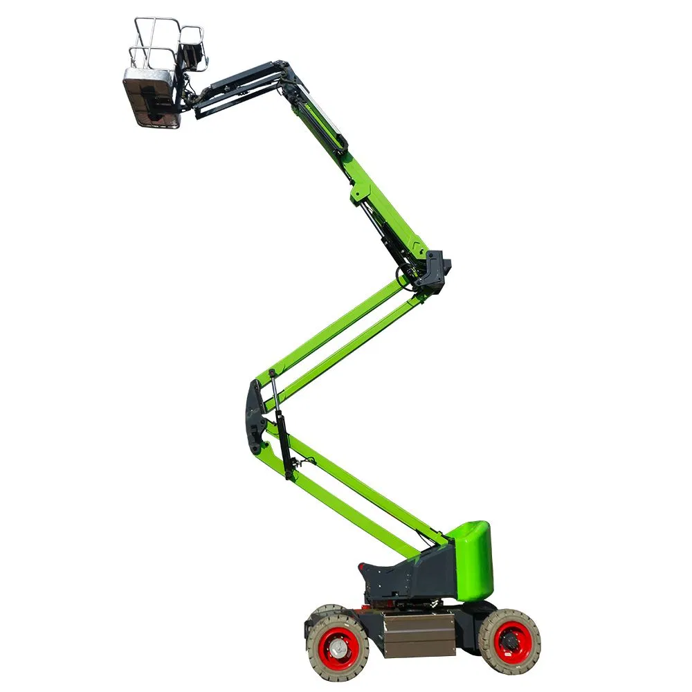 8-20m 250kg Towable Telescopic Boom Lift Electric Hydraulic Cherry Picker