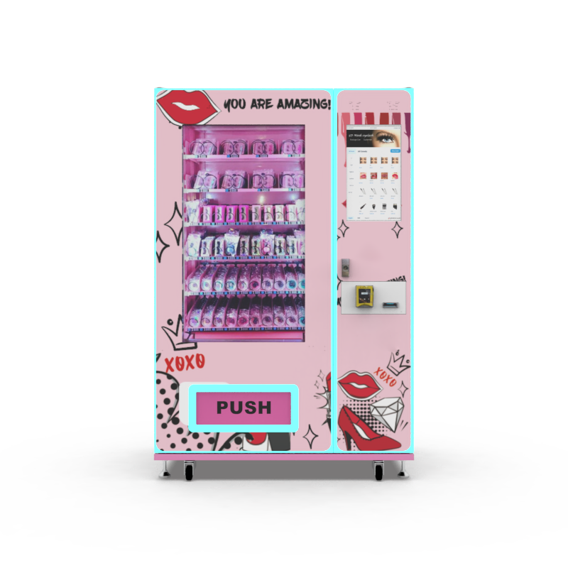 Custom 21.5 Inch Touch Screen Beauty Vending Machine for Clothing