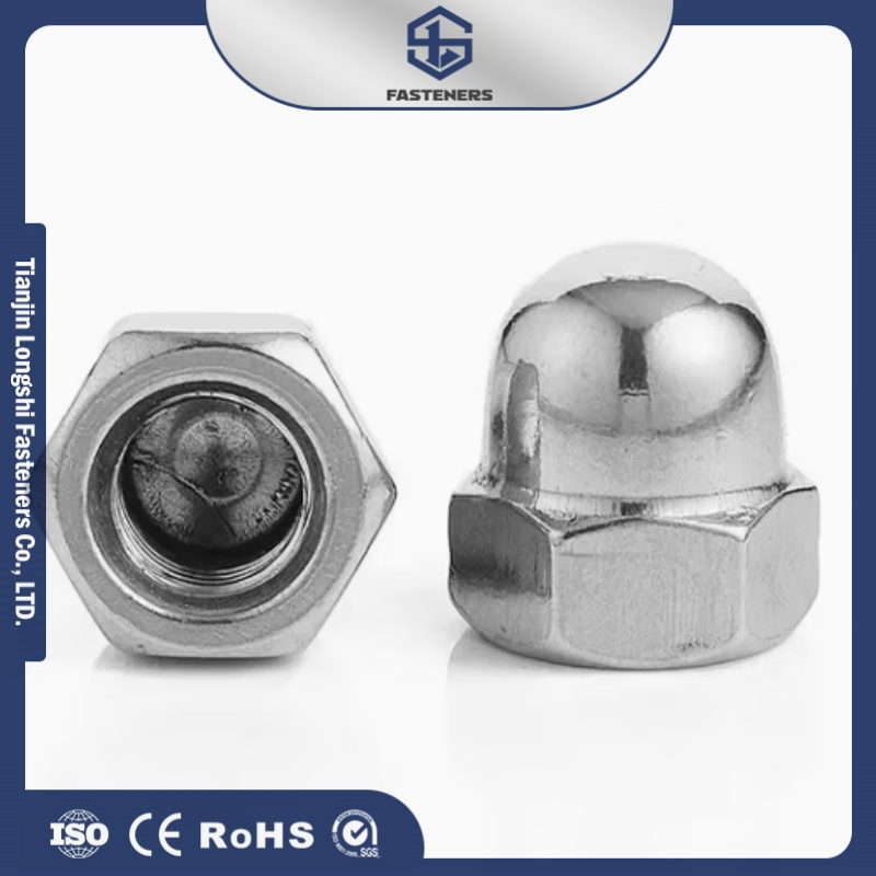 304 Stainless Steel Hexagon DIN1587 Hex Dome Acorn Cap Nut