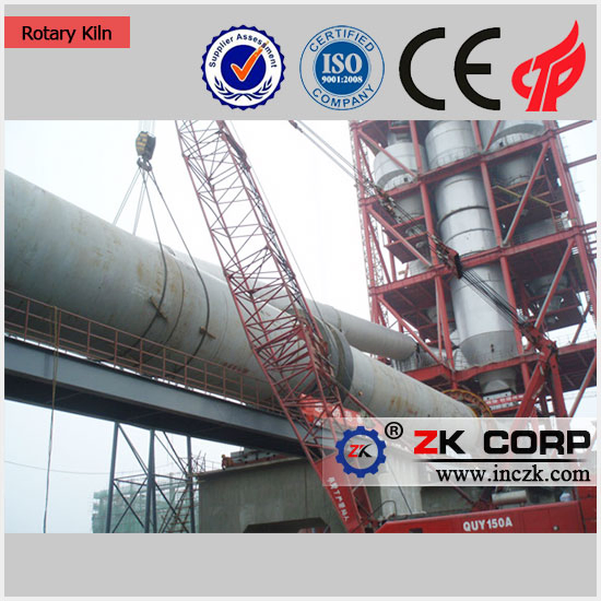 Oil Fired Rotary Kiln for Calcining Different Mining Material