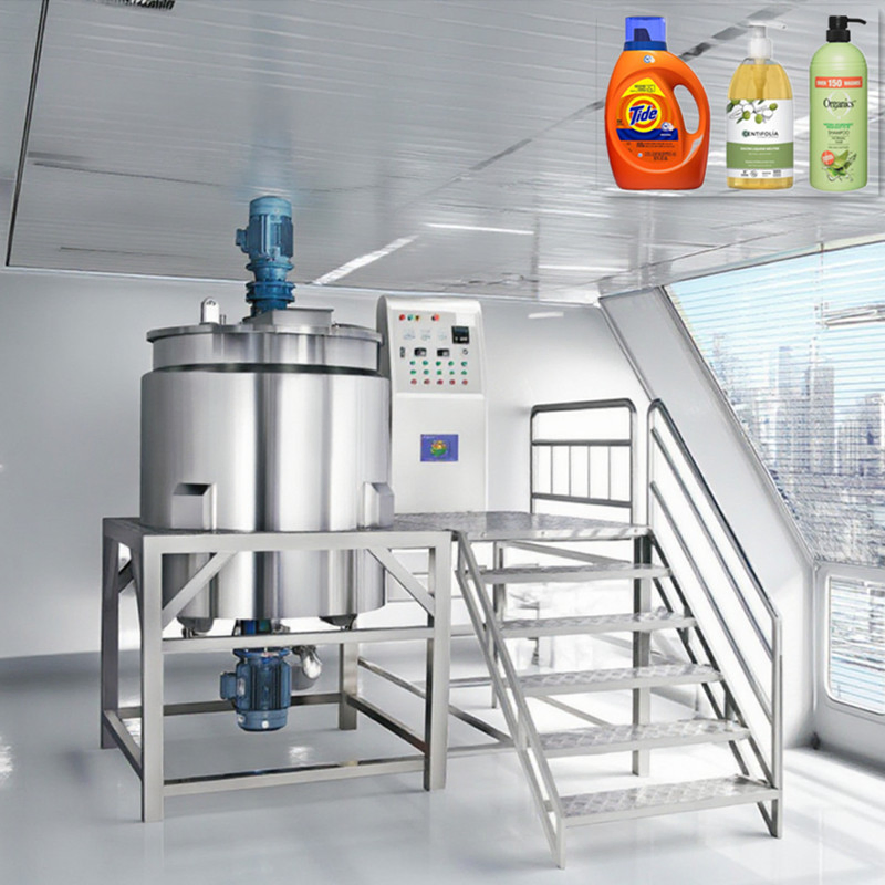 Stainless Steel Industrial Blender Shampoo Mixing Detergent Stirring Soap Making Production Line Equipment Machinery