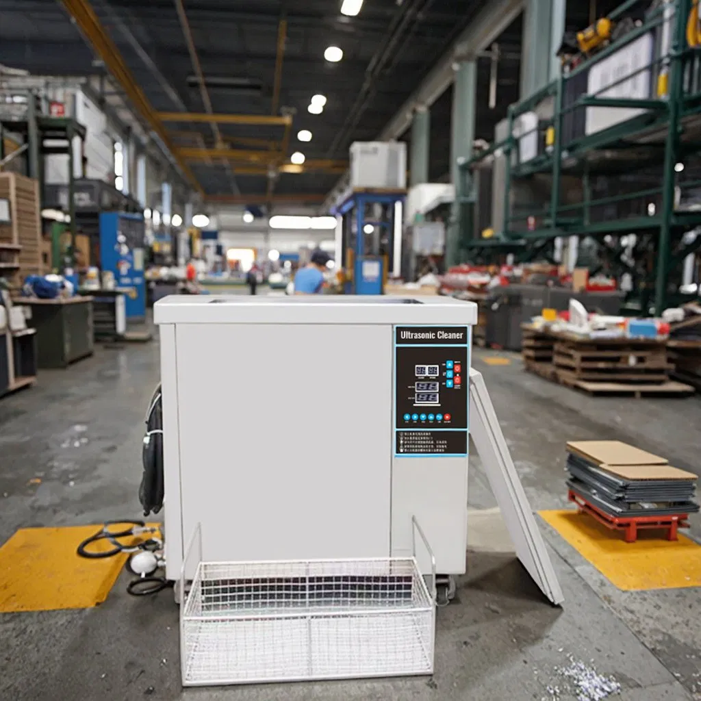 Pulitore a ultrasuoni industriale F 88L per parti di motore elettrico a vasca singola