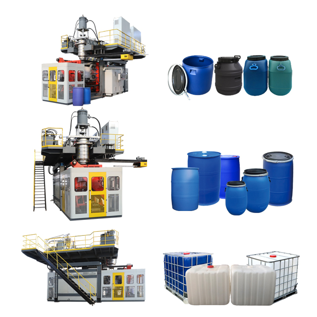 Chemical Storage Tank Making Machine 1000L IBC Container/ 220L Barrel Drum Blow Molding Machine
