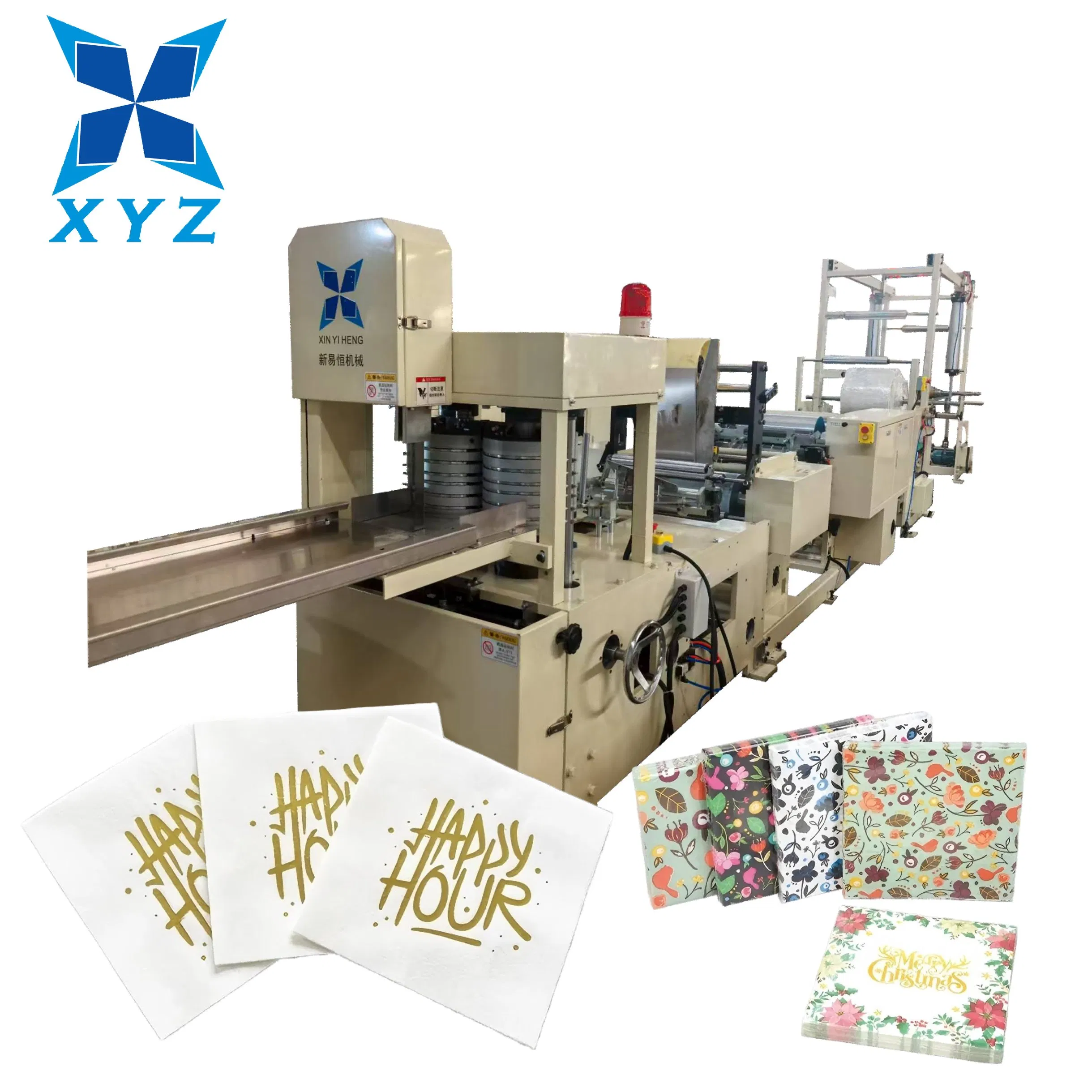 Linea di produzione di macchine confezionatrici di tovaglioli V Fold ecologici