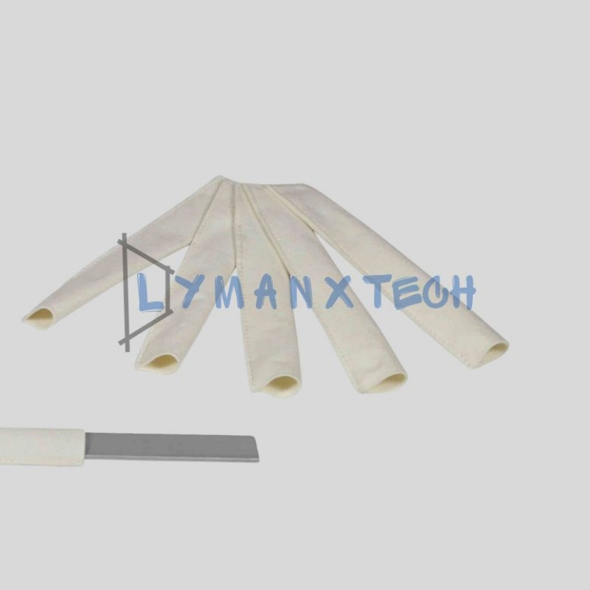 High Temperature White Meta Aramid Felt Sleeve for Aluminum Profile Production Line