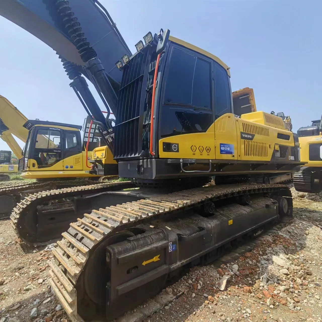 Gebrauchter Volvo 480 Raupenbagger Erdbewegungsbaumaschine
