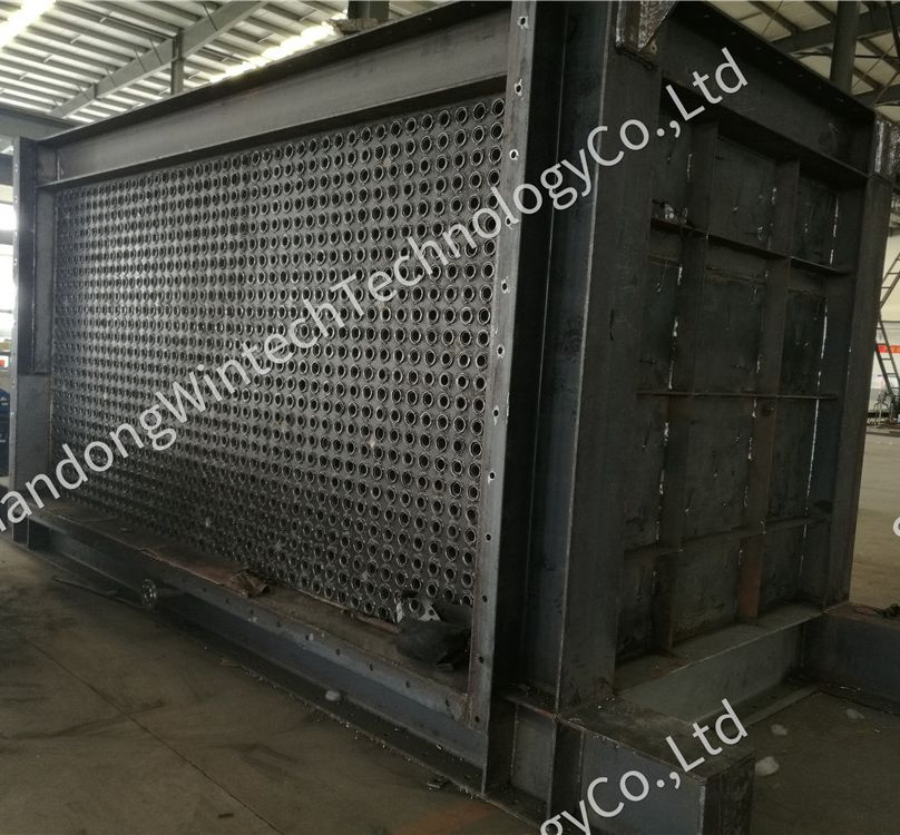Solid Waste Incineration Plant Combustion Chamber Exhaust Heat Recovery System All Welded Plate Type Air Preheater