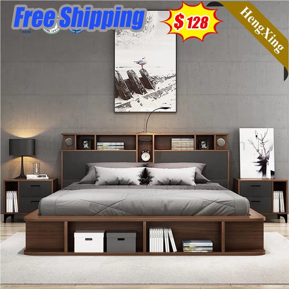 Modern Massage Folding Capsule Home Hotel Bedroom Wooden Bunk Wall Sofa Double Bed
