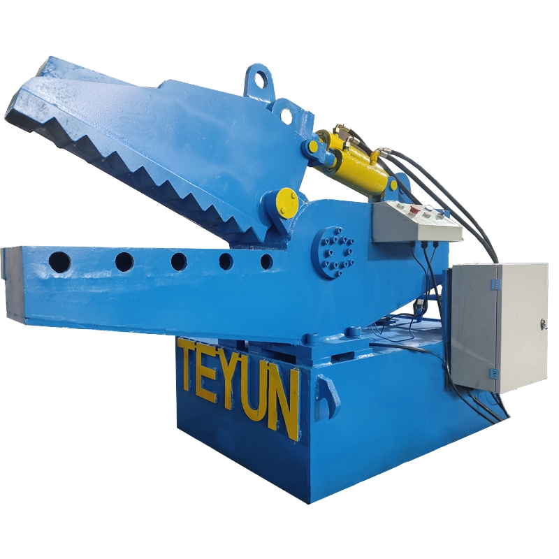 Semi-Auto 100ton Hydraulic Scrap Metal Shear for Cutting Aluminum Profiles Sheet Plate with CE