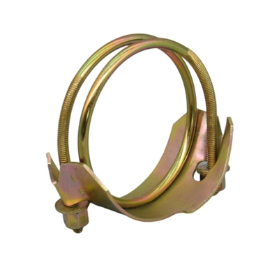Yellow Zinc Plated Steel Super Power Tiger Spiral Hose Clamp