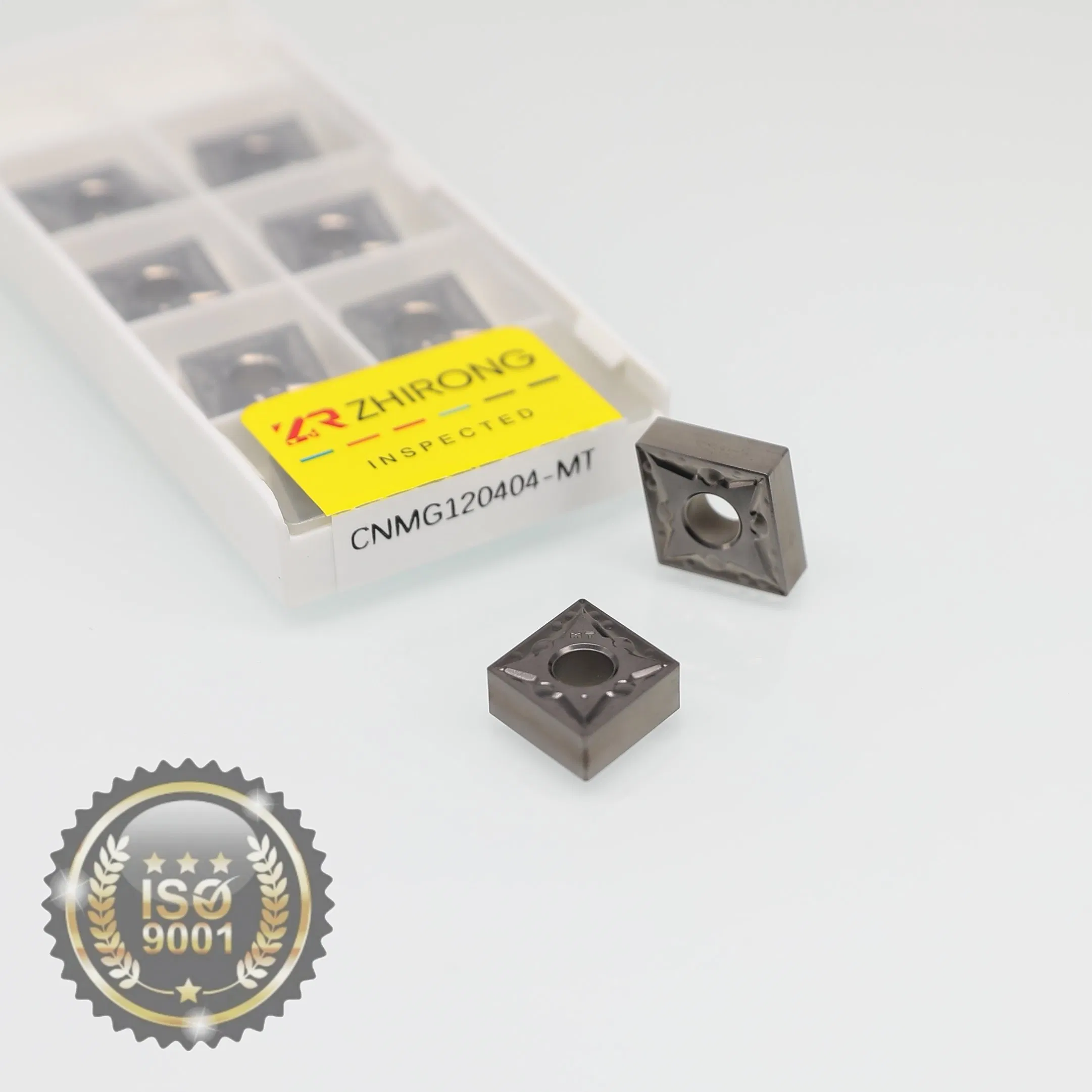 Inserti in metallo duro Zhirong CNMG120404-MT per utensili da taglio CNC