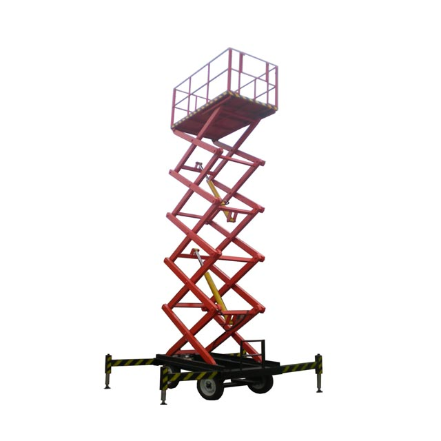 4m-12m Height Vertical Hydraulic Man Lift Boom Lift