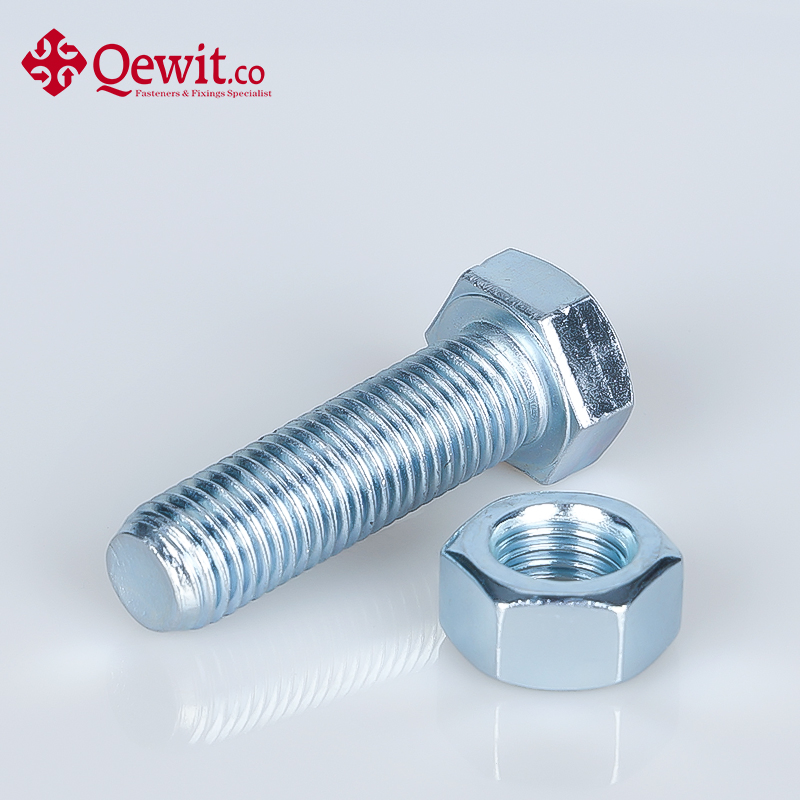 DIN933 DIN934 Stainless Steel/Carbon Steel Hexagon Head Set Bolt and Nut, Hex Flange Bolt, Square Bolt, Carriage Bolt, Plow Bolt, Elevator Bolt