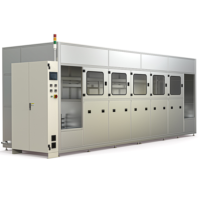 Apparecchiatura di pulizia a ultrasuoni completamente automatica Granbo 192L*5 vasche