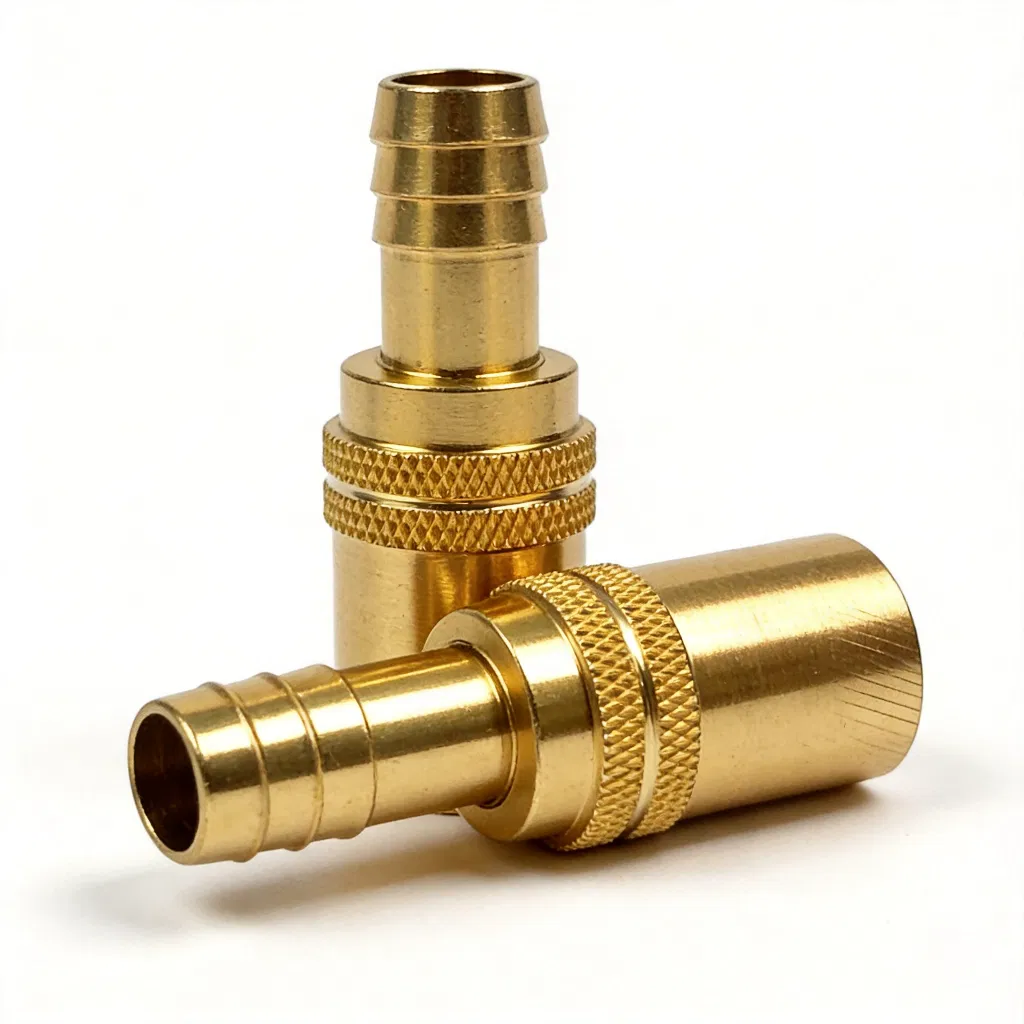 Heavy-Duty Brass Quick Connector for Water Applications
