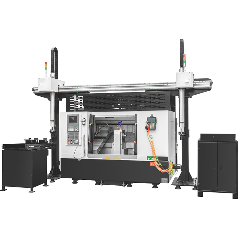 Vollautomatische zentrale Stangendoppelkopfdrehmaschine CNC-Maschine