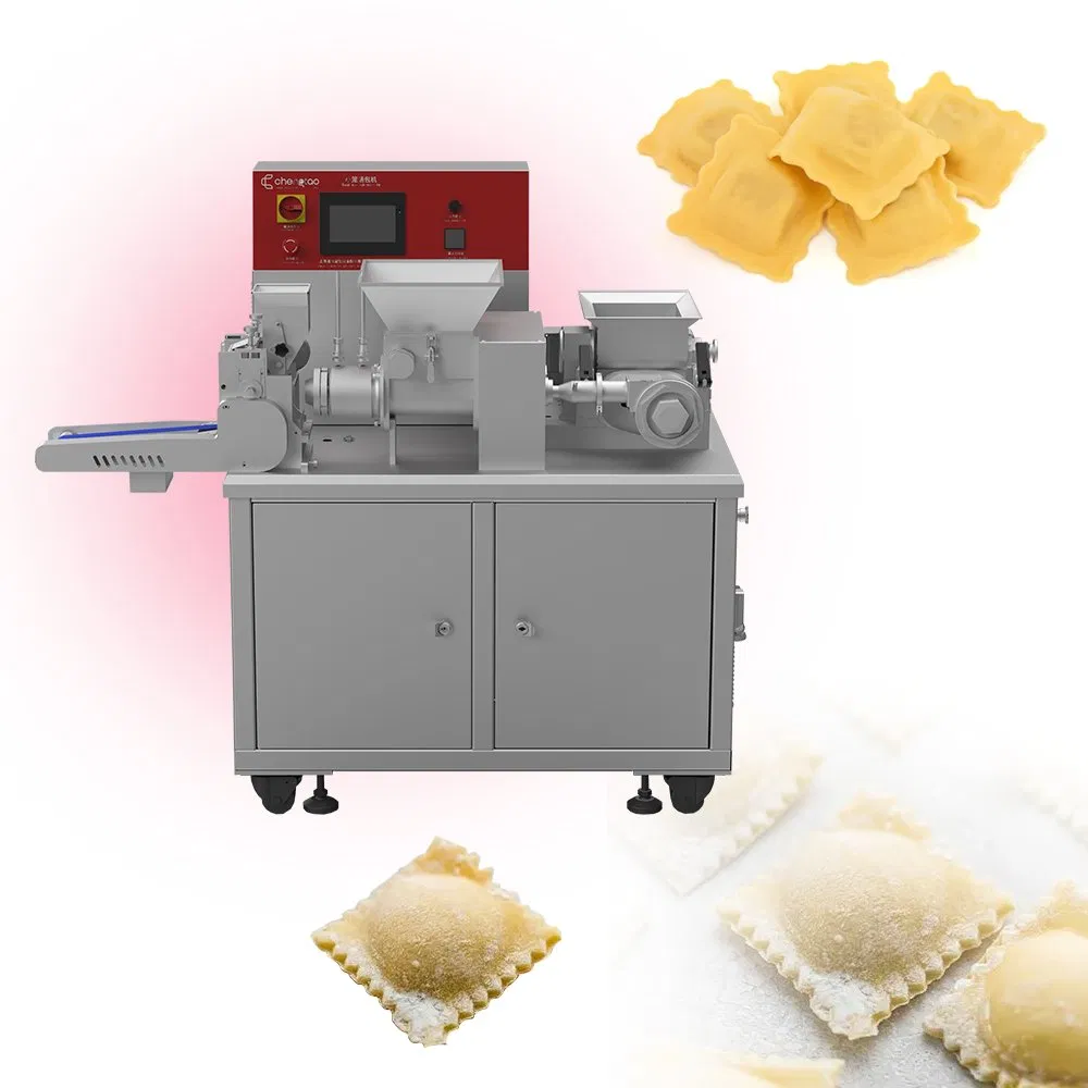 Machine compacte automatique à raviolis et empanadas, plan de travail, épaisseur de pâte et volume de garniture réglables