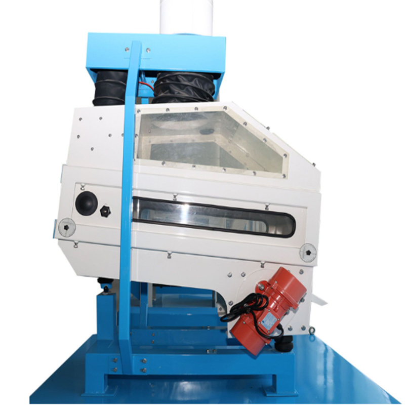 Gravity Classify Destoner Combined with Aspiration Channel, Two-Stage Cleaning Process for Ultimate Purity of Seeds and Grains by Removing Both Light and Heavy Impurities