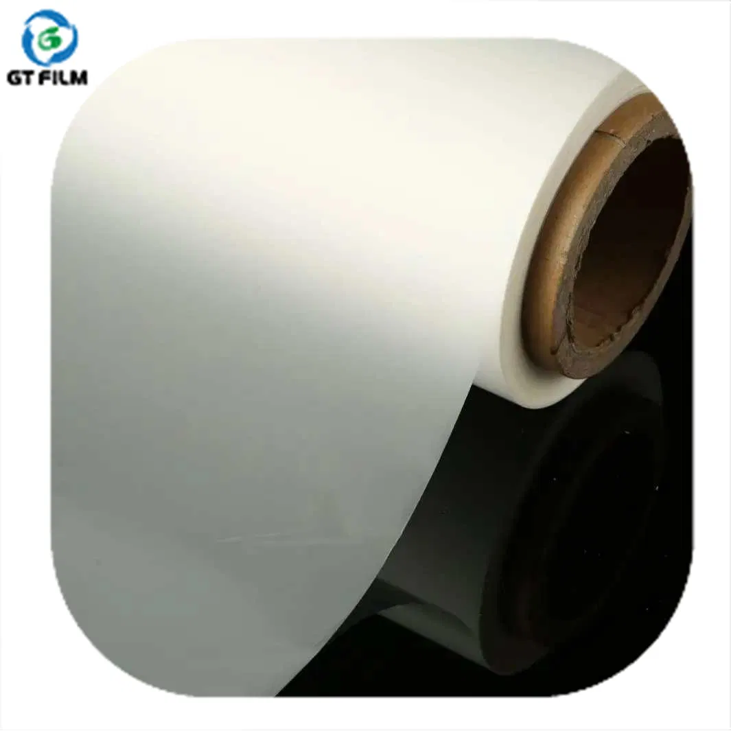 Película de laminación térmica de BOPP antirrayaduras con acabado terciopelo soft touch y adhesivo