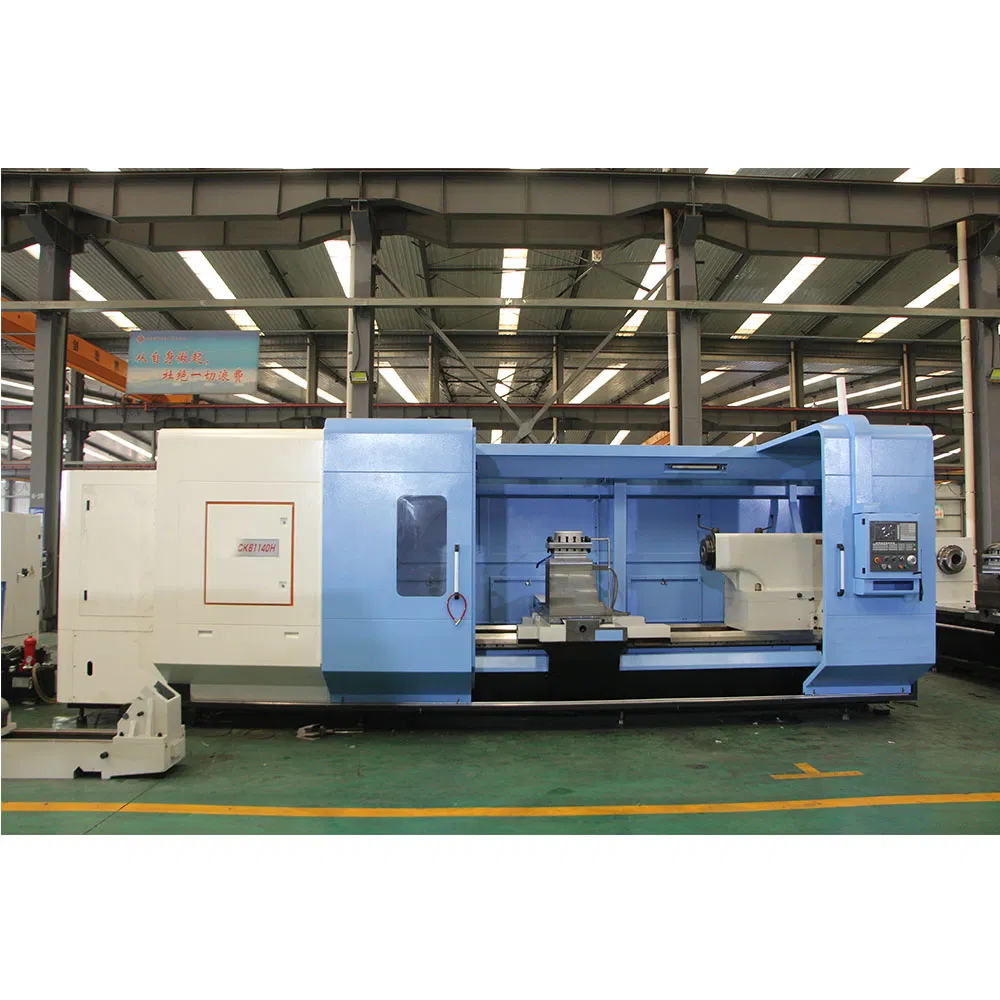 Tour CNC horizontal Siemens 828d pour le tournage du métal