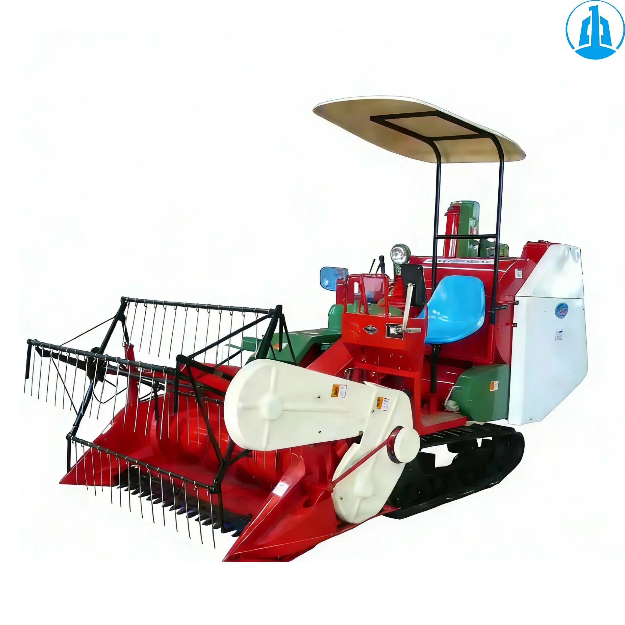 Small Full-Feed Crawler Self-Propelled Combine Harvester for Rice Soybean and Wheat for Efficient Farm Harvesting Operations