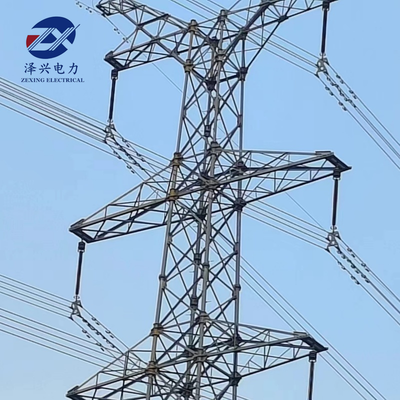 20m-65m Four-Legged Self Supporting Lattice Gantry Steel Tower