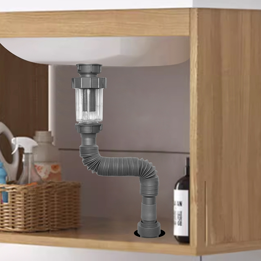 Stainless Steel Popup Filter Drain for Hotel Bathrooms