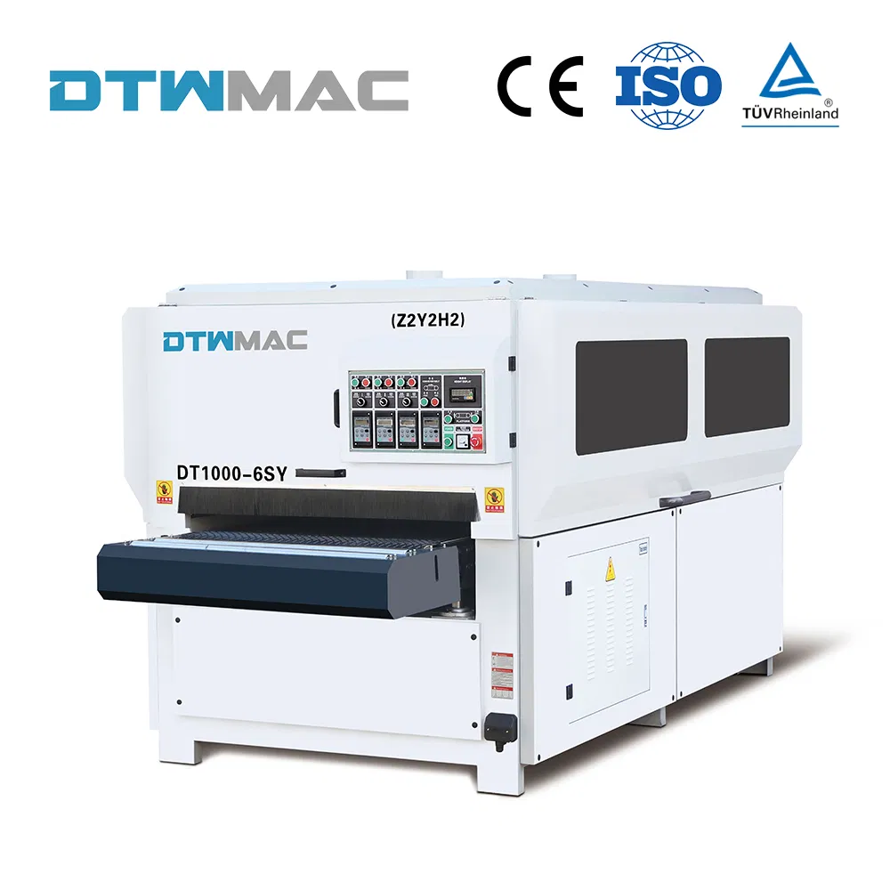 Levigatrice a tamburo con carta abrasiva su due lati DTWMAC DT1000-6SY per porte in legno