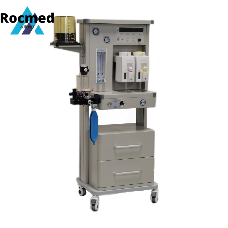 Veterinary Portable Medical Surgical Room Anesthesia Machine with Ventilator and 2 Vaporizers
