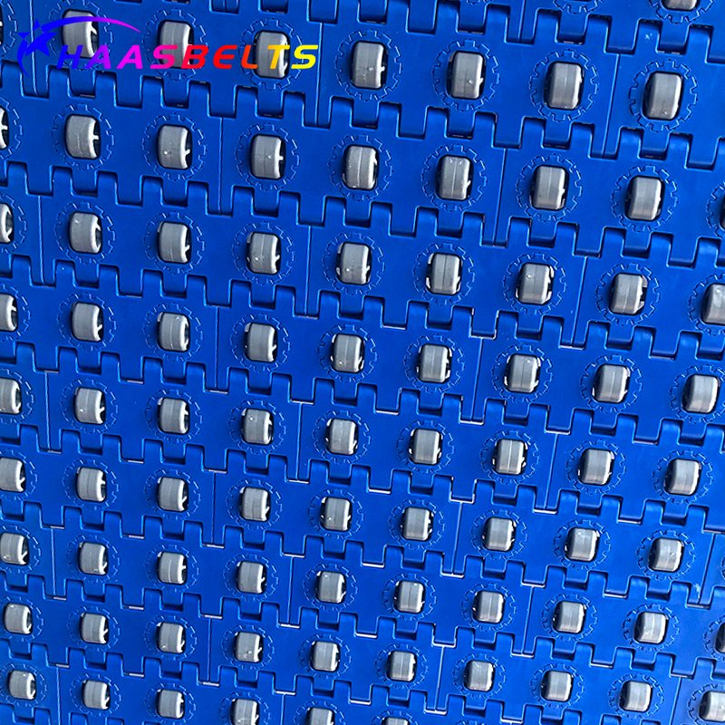 Haasbelts Conveyor RTB Roller Top Plastic Modular Belt for Tyre Industries