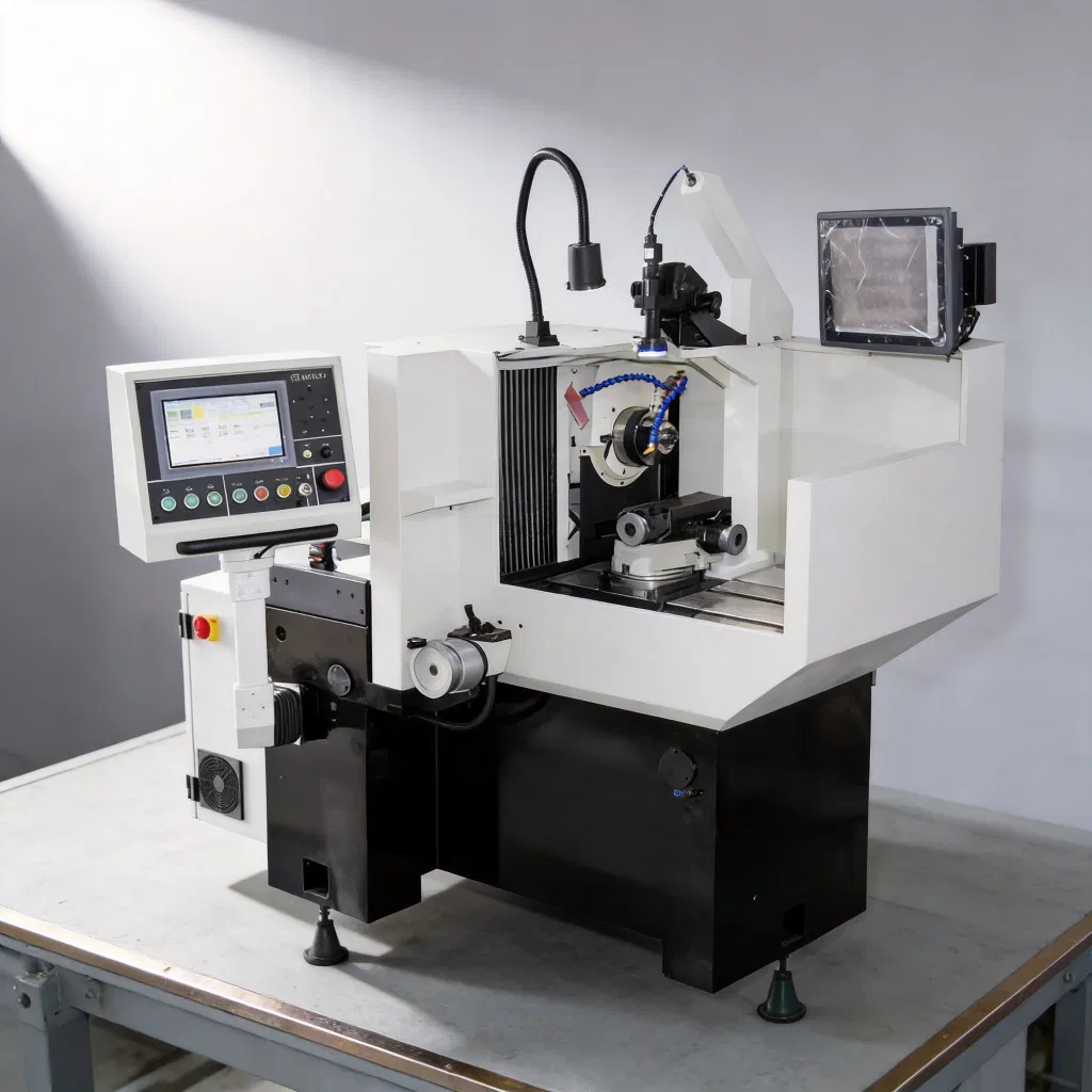Halbautomatische PCD&CBN-Wendeschneidplatten-Schleifmaschine mit fortschrittlichen CNC-Funktionen