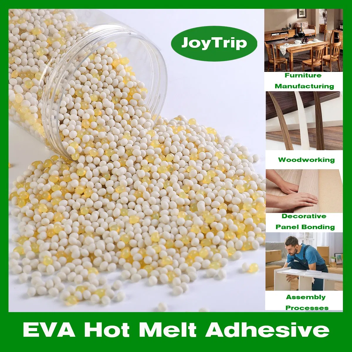 Durable EVA Hot Melt Adhesive for Furniture Assembly and Repairs