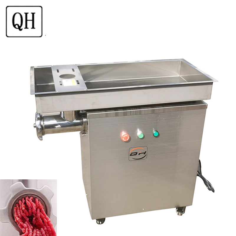 Qh#32 Macchina elettrica per la lavorazione della carne in acciaio inossidabile, taglio, macinatura salsicce, affettatrice, insaccatrice per salsicce, tritacarne mixer per manzo/pollo/verdure
