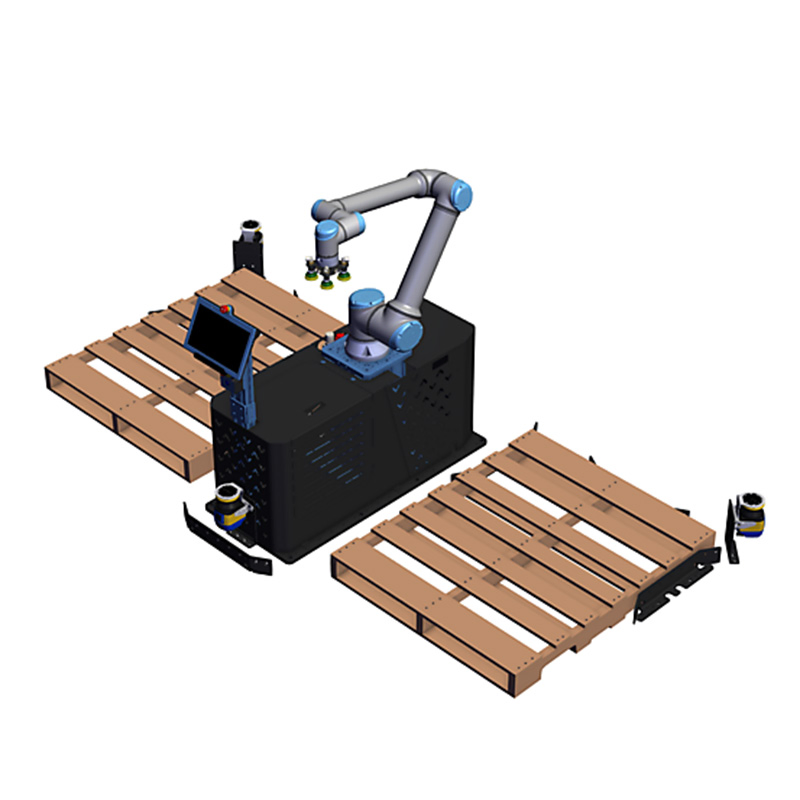 UR10e Rapid Series Fixed Pedestal Palletizer with Safety