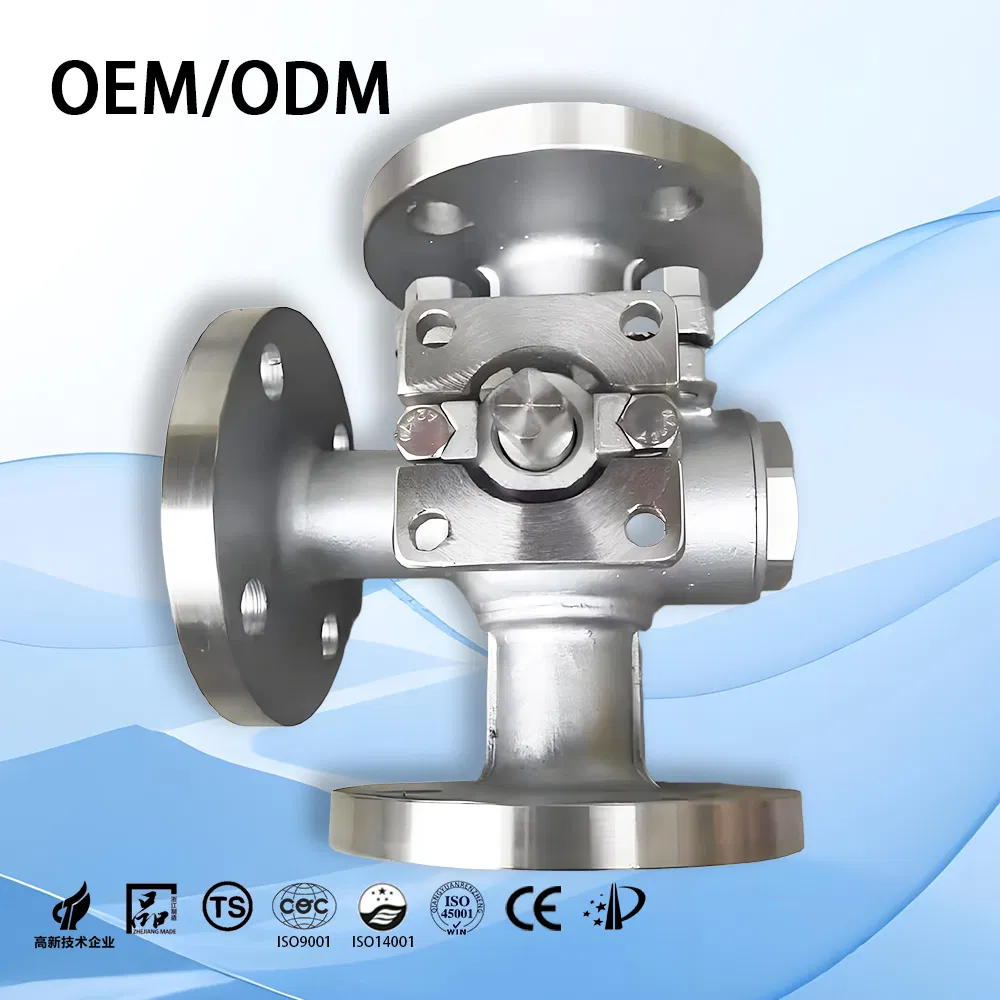 Stainless Steel 304/316L Flanged Ball Valve, ANSI 150, for Water, Air, Oil, Gas Pipeline Systems Control