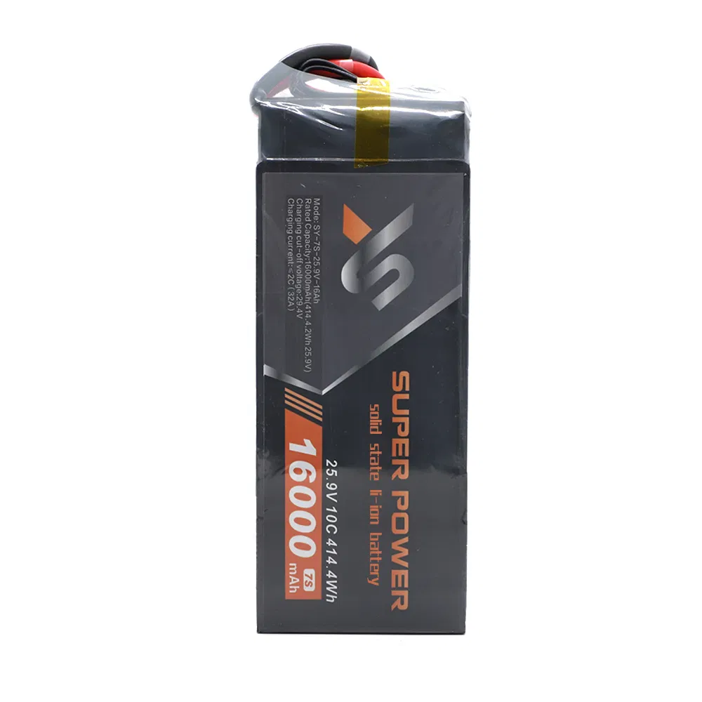25.9V 7s 16000mAh Lipo Battery for UAV or Drone Aircraft Model