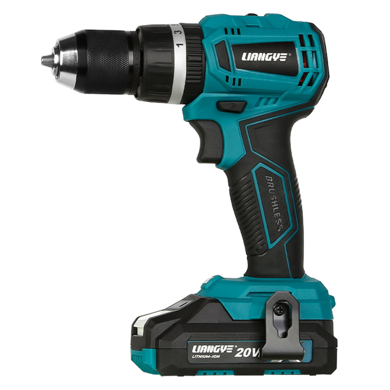 18V Cordless Brushless Impact Drill with Rechargeable Li-ion Battery