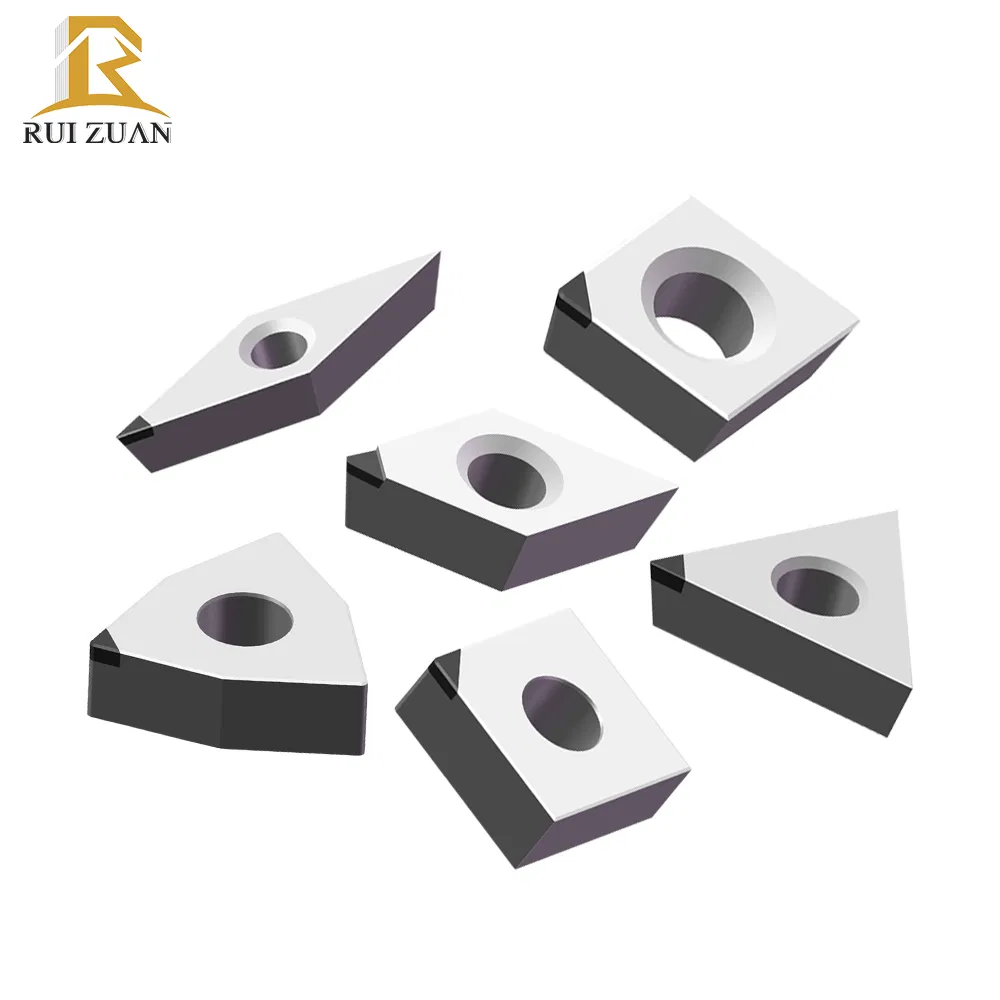 Inserti PCD standard per tornitura e fresatura Inserti PCD per carburo, leghe di alluminio e metalli non ferrosi