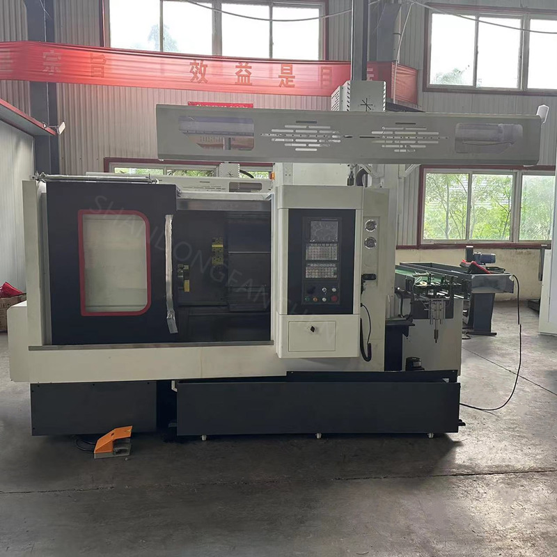 Tck50 Tck40 Torno CNC a letto inclinato con torretta di lavorazione a piatto