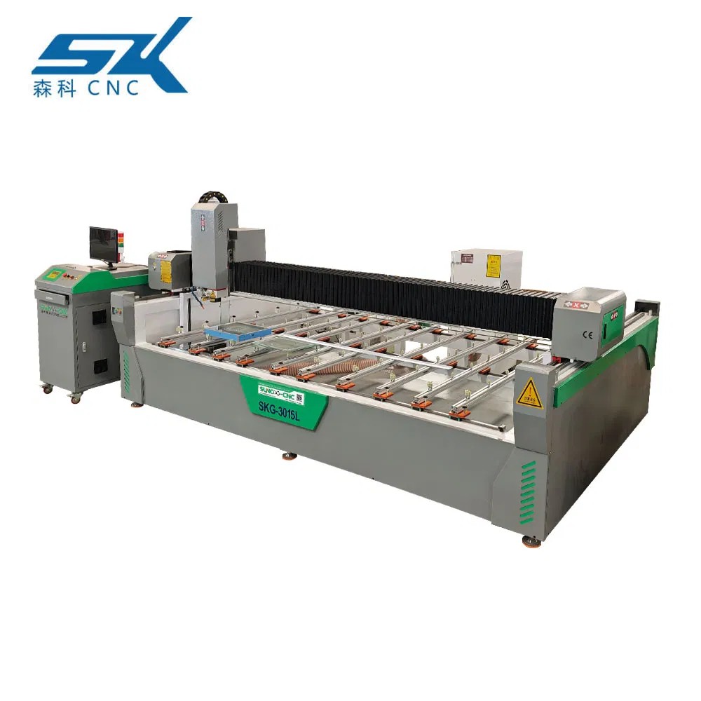 1.3*2.5m Numerical Controlled Laser Frosted Coating Removal Paint Sandblasting and Drilling Machine